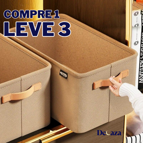 Organizador de Roupas Dobrável - COMPRE 1 LEVE 3 - SOMENTE HOJE!