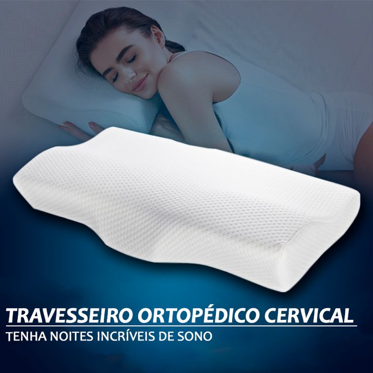 Travesseiro Ortopédico Anatômico Cervical
