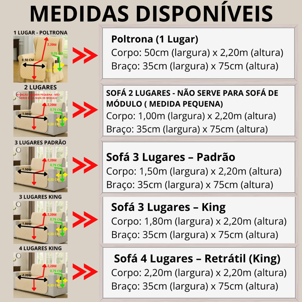 PROTETOR DE SOFÁ MATELADO ULTRASSÔNICO PARA SOFÁ DE 1,2 ,3 E 4 LUGARES COM PORTA OBJETOS