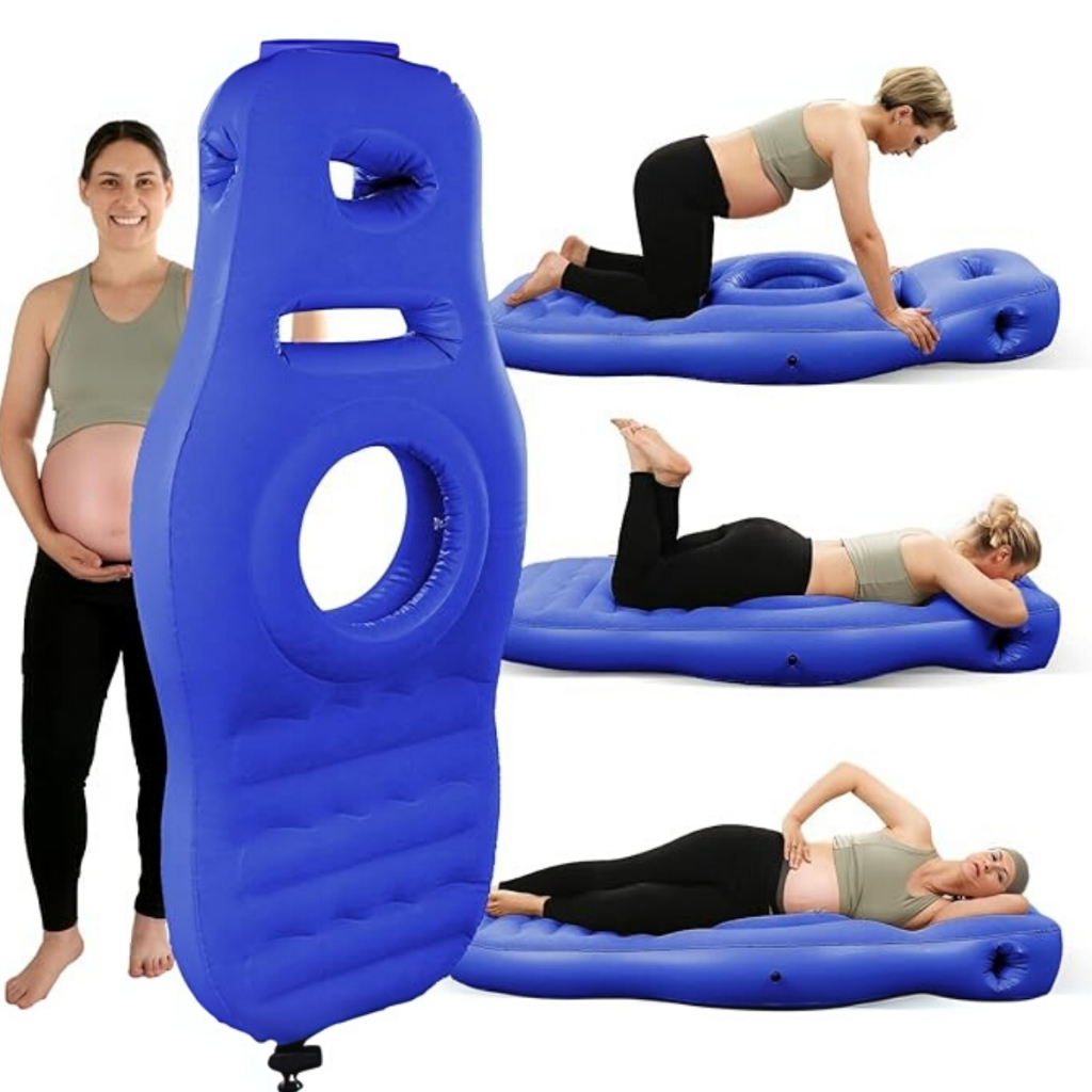 Colchão Inflável Grávida Gestantes Maternidade Travesseiro Gravidez Dormir de Bruços Tapete De Yoga