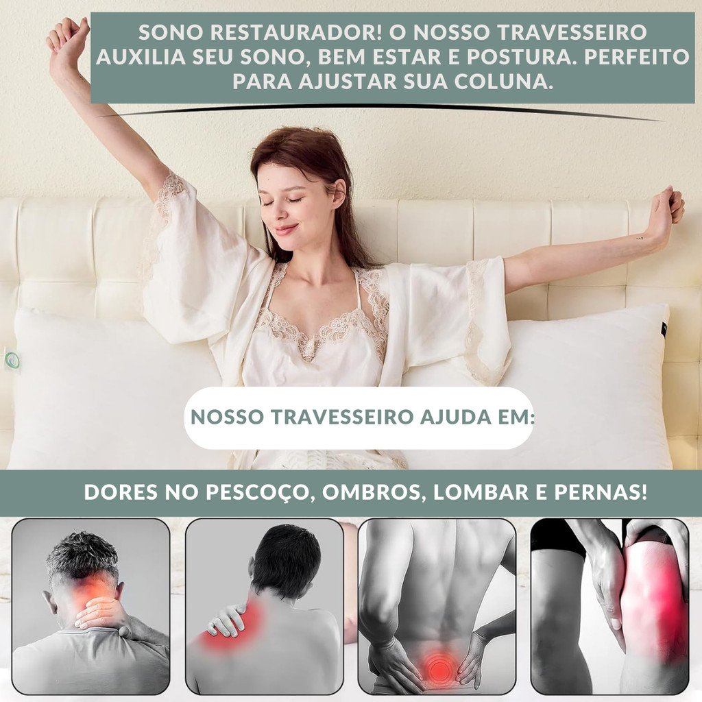 Travesseiro De Corpo Antialérgico Gigante Com Zíper 1,35m x 40cm 300 Fios Fibra Siliconada Xuxão