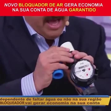 Bloqueador De Ar Redutor Conta Água Válvula Economizar Hidrômetro