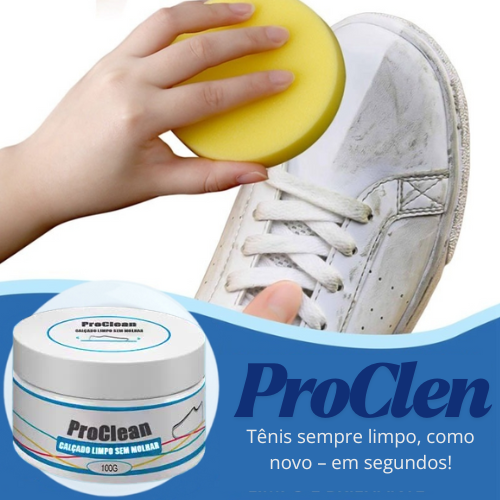 Limpador de Tênis Branco + Esponja Brinde