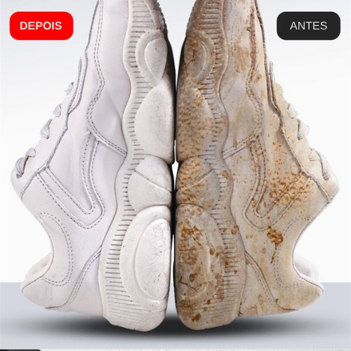 Limpador de Tênis Branco + Esponja Brinde