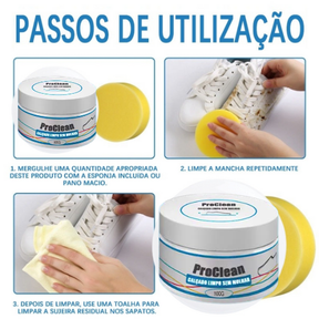 Limpador de Tênis Branco + Esponja Brinde