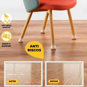 Protetor de Silicone para Pés de Cadeira Decaza - OFERTA LIMITADA