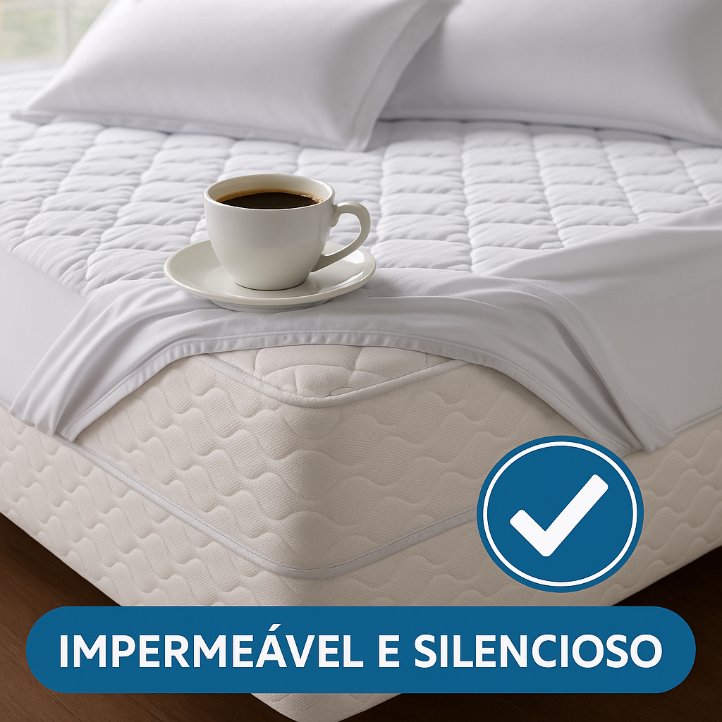 Protetor para Colchão Impermeável Silencioso - ConfortZen + Brinde (Últimas Unidades)
