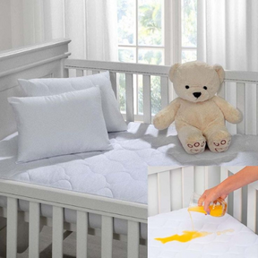 Protetor Impermeável para Colchão Berço + Protetor de Travesseiro Bebê Premium