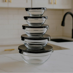 Kit De Potes Vidro Resistente Organizadores De Cozinha Multiuso