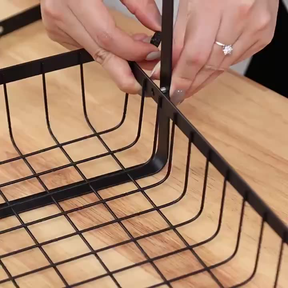 Fruteira De Mesa Organizador De Frutas Cesto Metal Aramado Multiuso Frutas Legumes Luxo Premium 2 - 3 Andares