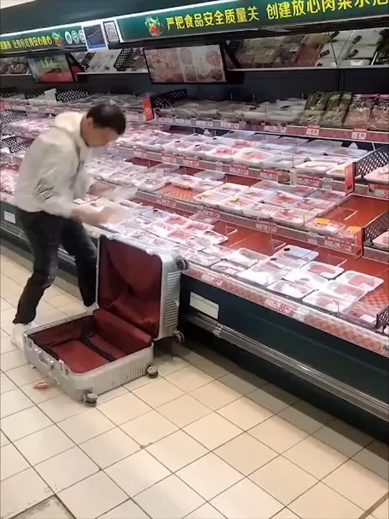 bolsa de compras dobrável com rodas para feira