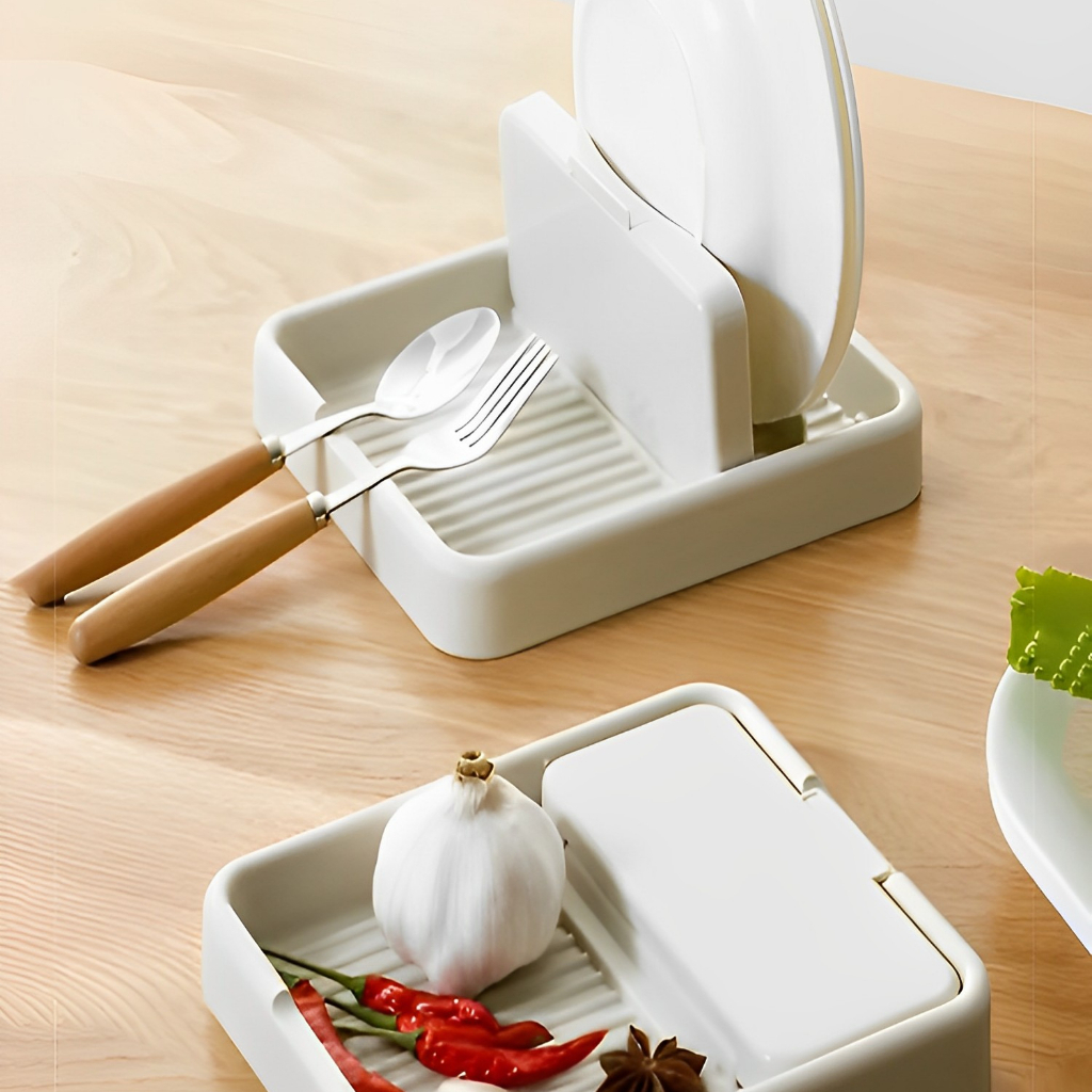Descanso De Panela Suporte Tampas De Panelas Talheres E Acessórios Organizador Porta Tempero Cozinha