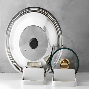 Descanso De Panela Suporte Tampas De Panelas Talheres E Acessórios Organizador Porta Tempero Cozinha