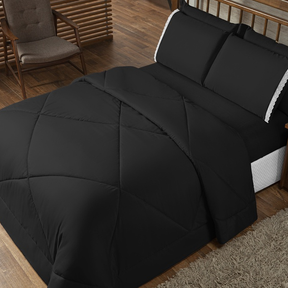 Jogo de Cama Kit 3 Peças com Bordado Inglês - Elegance