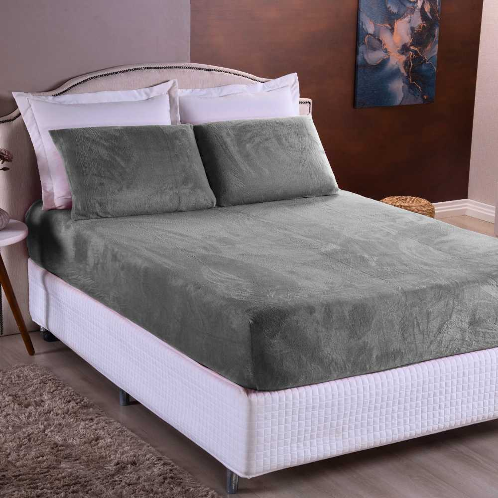 Lençol de Plush Confort 3 Peças