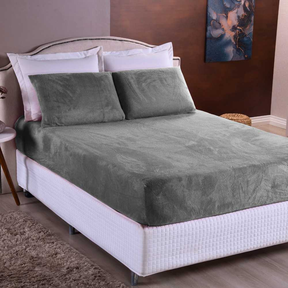 Lençol de Plush Confort 3 Peças