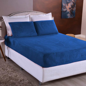Lençol de Plush Confort 3 Peças