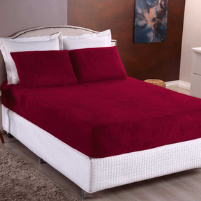 Lençol de Plush Confort 3 Peças