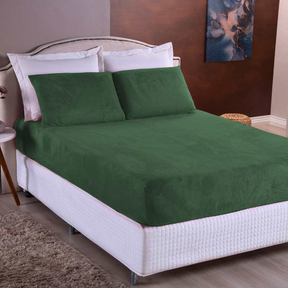 Lençol de Plush Confort 3 Peças