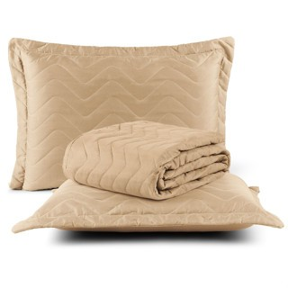 Cobre Leito Colcha De Cama Queen Face Única Luxo 3 Peças - PARIS