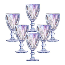 Jogo de 6 Taças de Vidro Diamond Transparente 330ml