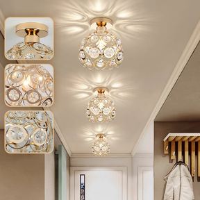 Luminária De Teto Cristal Simplicidade Moderna Corredor Sala De Estar Varanda Quarto(85-256V)