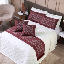 Kit Cobre Leito Leve & Chic com Franja Decorativa 2,60m x 2,50m