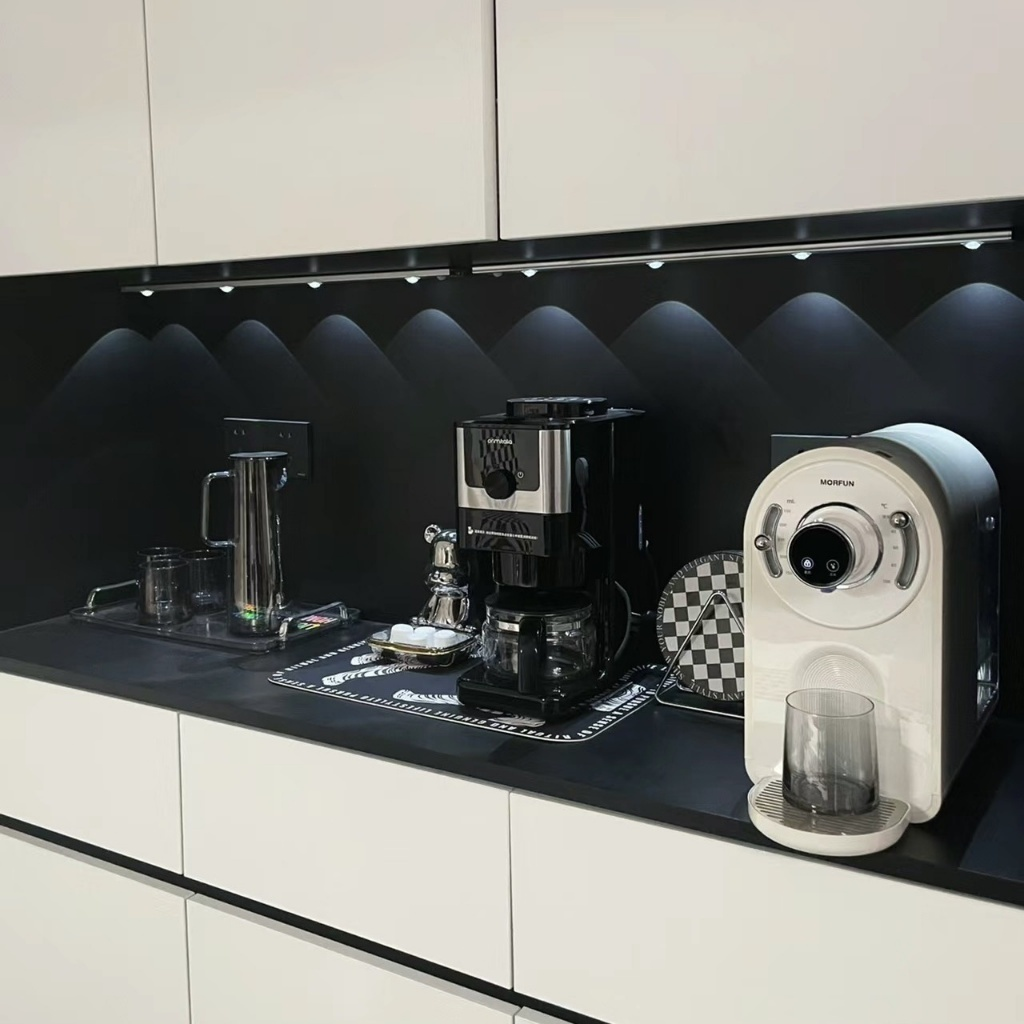 Luzes De Armário LED Ultra-Finas Sem Fio Magnéticas Multi-Funcionais Ajustáveis De 3 Cores Sensor Lâmpada -F9