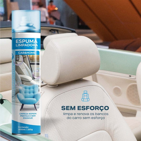Limpa Tênis Espuma Mágica Limpadora á Seco Spray para Carro e Casa 400ml - Etaniz