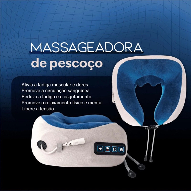 Almofada De Viagem Nasa Para Pescoço Formato U Anatômico Envio Agora—BM