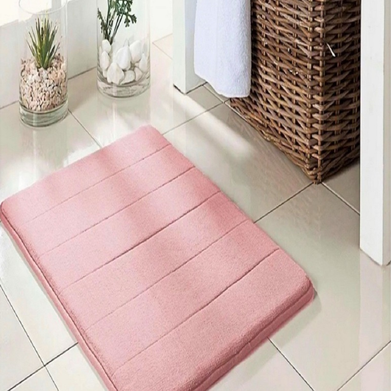 Tapete de Porta Para Banheiro macio 60cm fino