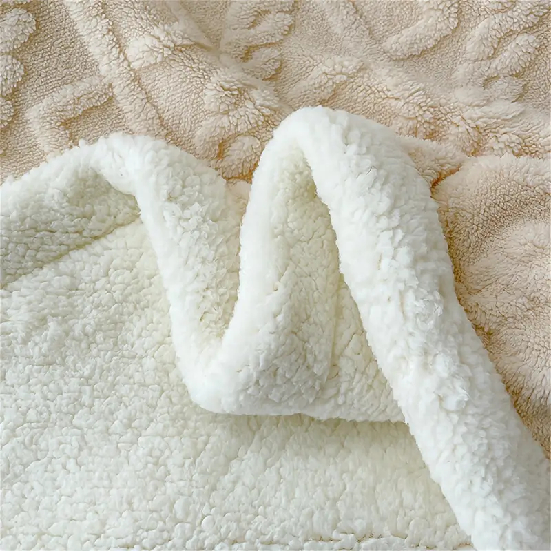 Cobertor Manta Cama Casal Glamour Sherpa Lã De Carneiro Dupla Face 1,90 x 2,10 Super Macia Coberta