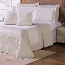 Kit Cobre Leito Leve & Chic com Franja Decorativa 2,60m x 2,50m