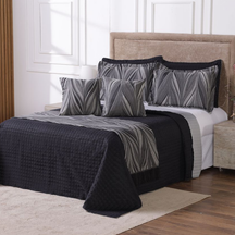 Kit Cobre Leito Leve & Chic com Franja Decorativa 2,60m x 2,50m