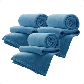 Kit 3 Mantas Soft Toque de Nuvem