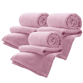 Kit 3 Mantas Soft Toque de Nuvem