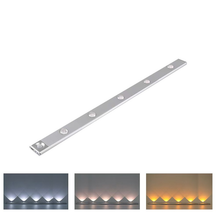 Luzes De Armário LED Sem Fio Magnéticas Ajustáveis De 3 Cores com Sensor