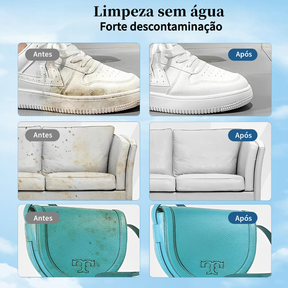 260g Limpador de Tênis Branco + Esponja /Sapatos Cuidados De Limpeza Creme Sujeira Branqueador De Pasta Limpar Escova