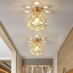 Luminária De Teto Cristal Simplicidade Moderna Corredor Sala De Estar Varanda Quarto(85-256V)
