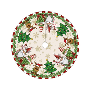Saia Tapete Base Árvore De Natal Decoração Papai Noel Enfeite Natalino Luxo LuvinCo