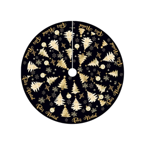 Saia Tapete Base Árvore De Natal Decoração Papai Noel Enfeite Natalino Luxo LuvinCo