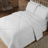 Jogo de Cama Kit 3 Peças com Bordado Inglês - Elegance