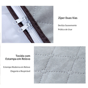 Caixa Saco Organizador Cobertor Casaco Guarda Roupa Ecológico Anti-Poeira Umidade Insetos Multiuso
