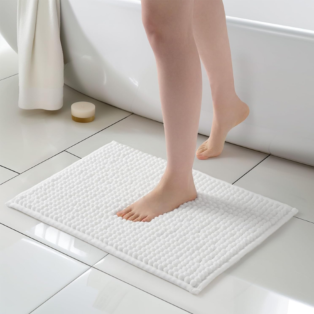 Kit Tapete de Banheiro 40x60 Antiderrapante Microfibra Cores