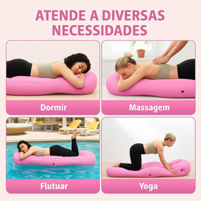 Colchão Inflável Grávida Gestantes Maternidade Travesseiro Gravidez Dormir de Bruços Tapete De Yoga
