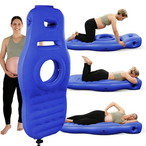 Colchão Inflável Grávida Gestantes Maternidade Travesseiro Gravidez Dormir de Bruços Tapete De Yoga