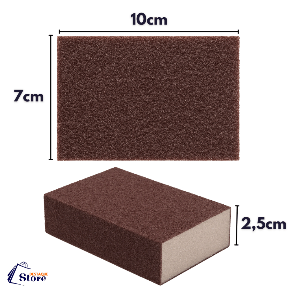 Kit 12 Esponja Magica Limpeza Pesada Tira Manchas Ferrugem Riscos