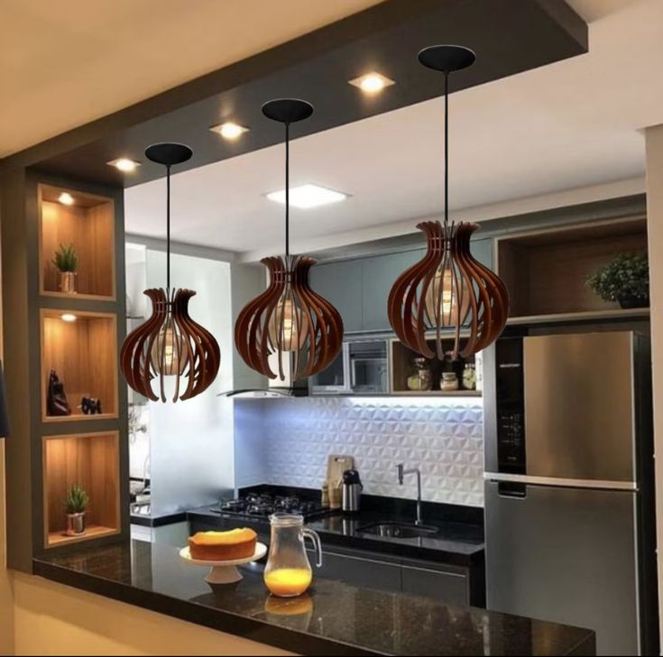 Kit com 4 Pendentes Coquinho - Fiorland