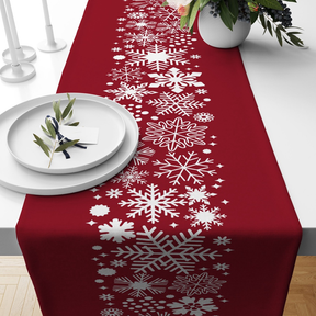 Trilho Caminho de Mesa Para Decoração de Natal Natalino em Tecido c/ Variações.