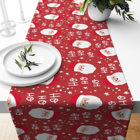 Trilho Caminho de Mesa Para Decoração de Natal Natalino em Tecido c/ Variações.
